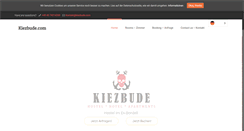 Desktop Screenshot of kiezbude.com